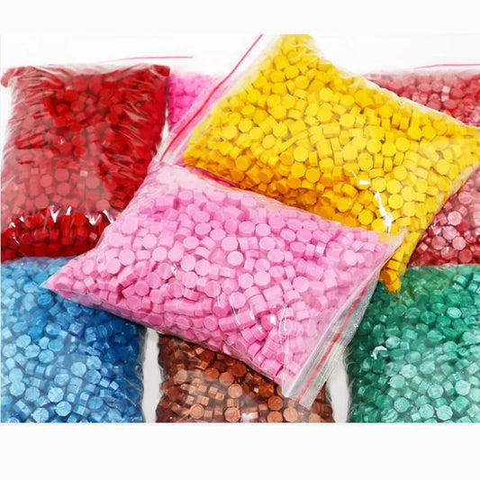 1625PCS Vintage Sealing Wax Beads - Assorted Color Wax Seal Supplies for Envelopes, Invitations & Crafts