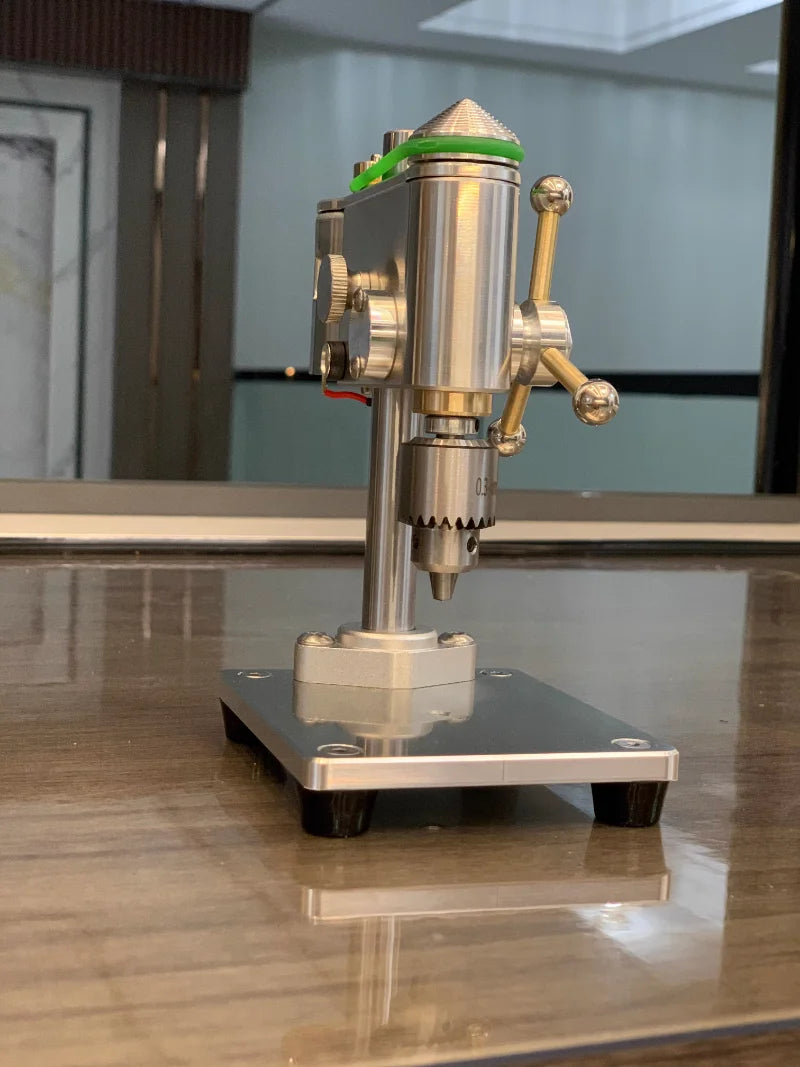 100-240V Mini Drilling Machine – Adjustable Pressure Precision Bench Drill for Mechanical, Decorative, Watch, and Model Crafts
