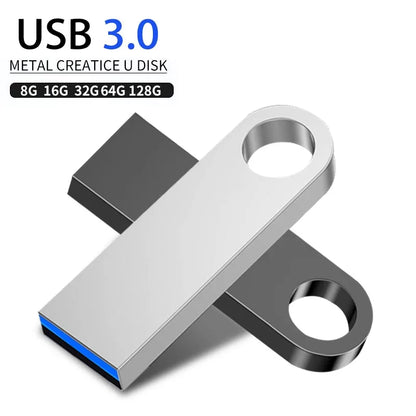 USB 3.0 Flash Drive - High-Speed Pendrive 128GB, 64GB, 32GB, 16GB, 8GB Stick Storage