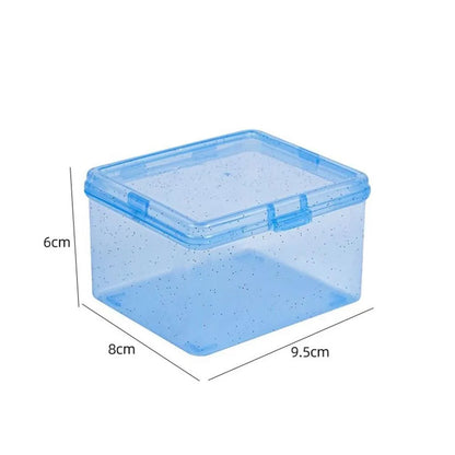 Kpop Photocard Storage Box – Transparent Acrylic Photo Card Organizer with Compartments Flip Case Protector