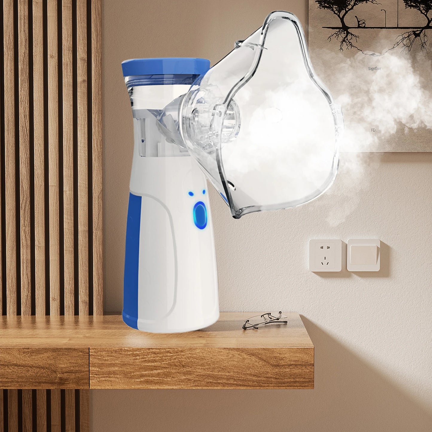 Revitalize 2-in-1 Facial Steamer & Humidifier — Nano Ion Mist, Skin + Air Moisturizer w/ Water Tank