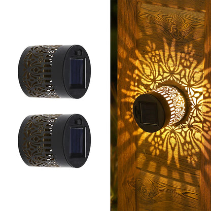 2026 Solar Outdoor Wall Light - Waterproof Projection Lamp for Yard, Patio & Landscape Decor