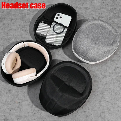 Shockproof EVA Headphone Case for Sony WH-1000XM4 – High-Capacity Protective Storage Bag for Earphones & Headsets