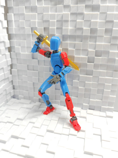 Titan 13 Action Figures – 3D Printed Multi-Jointed Movable Lucky 13 & Nova 13 Collectibles