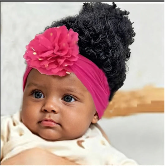 Girls Short Hair Wig Hat – Cute Headband Wig Costume Accessory for Kids
