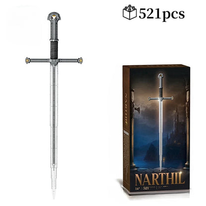 Samurai Sword Building Block Model – Creative Lord of the Rings Toy Kit, Perfect Christmas Gift for Boys