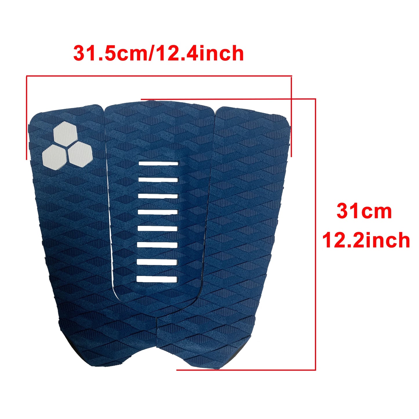 Non-Slip EVA Surfboard Deck Pads – Traction Pads for Wakeboard, Longboard, SUP, Skimboard & Kiteboard