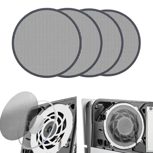PS5 Pro Console Fan Dust Filter – PVC Dustproof Mesh Cover for Maximum Protection Gaming Accessories