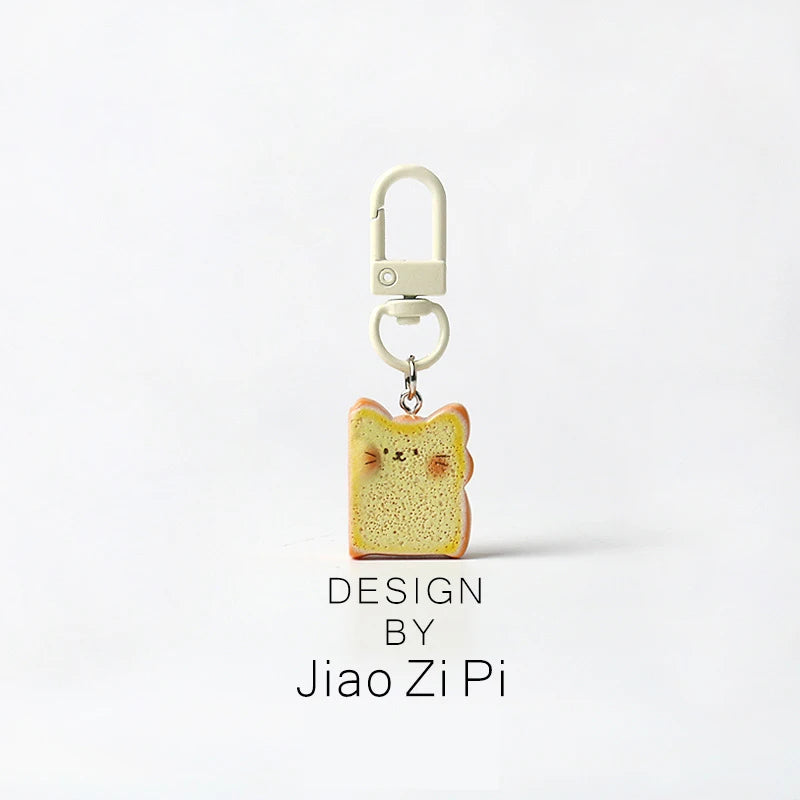 Chikawa Dessert Bread Keychain – Hachiware Usagi Rabbit Cute Foodie Backpack Pendant Accessory