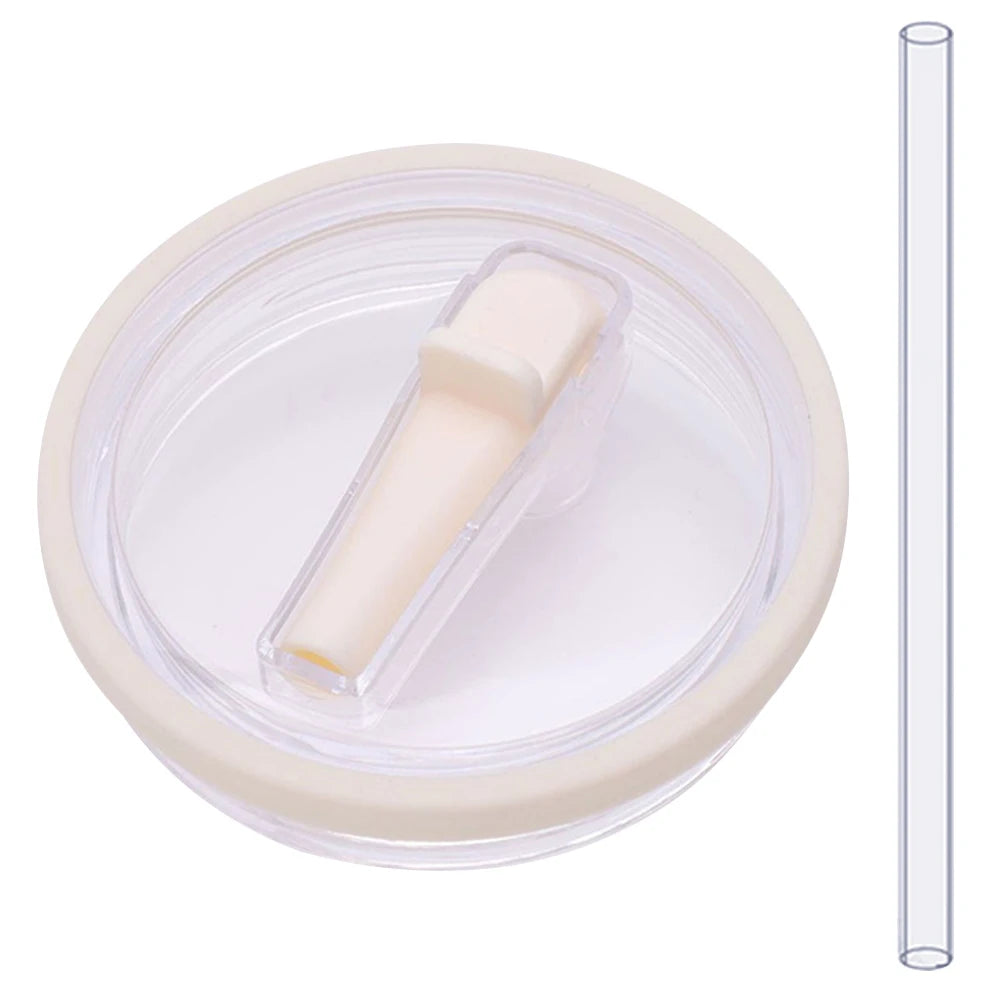 40oz Tumbler Flip Straw Lid – Spill-Proof, Reusable Replacement Cover for Stanley Cups