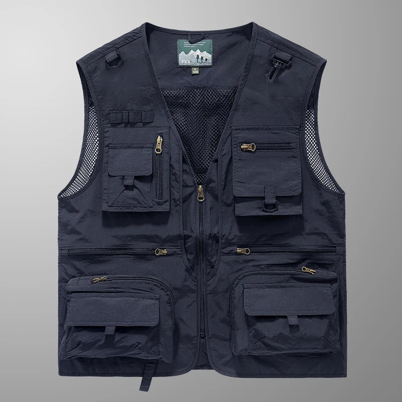 2024 Men’s Versatile Vest — Fashionable Spring, Summer & Autumn Trendy Jeep Style Casual Wear