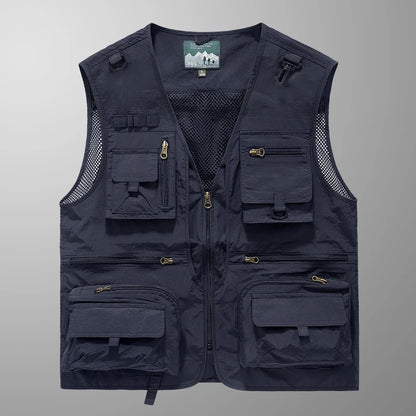 2024 Men’s Versatile Vest — Fashionable Spring, Summer & Autumn Trendy Jeep Style Casual Wear