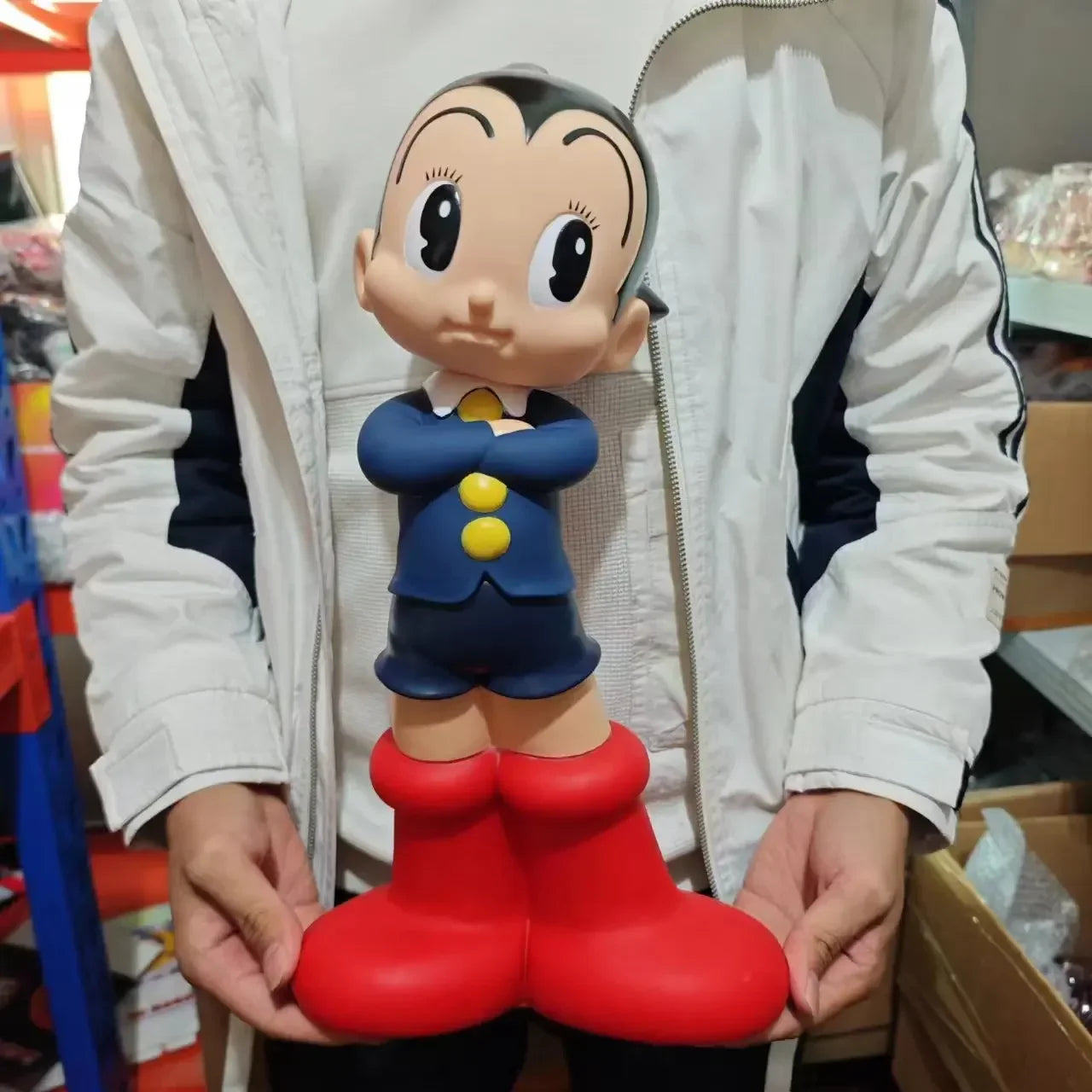 40CM AstroBoy Mighty Atom PVC Action Figure – Movable Anime Statue Collectible Toy, Holiday Gift
