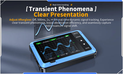 FNIRSI DSO510 DSO152 DSO153 Mini Handheld Digital Oscilloscope | 2-in-1, 48MS/s, 10MHz Bandwidth for Electronic Repair