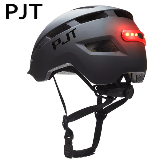 USB Rechargeable Cycling Helmet with Built-in Taillight – In-Mold MTB Mountain & Road Bike Safety Helmet for Sports Riding