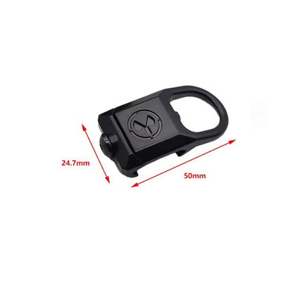 Metal Strap Buckle QD Sling Swivel – 20mm Picatinny Rail Mount for Mlok Gun Accessories