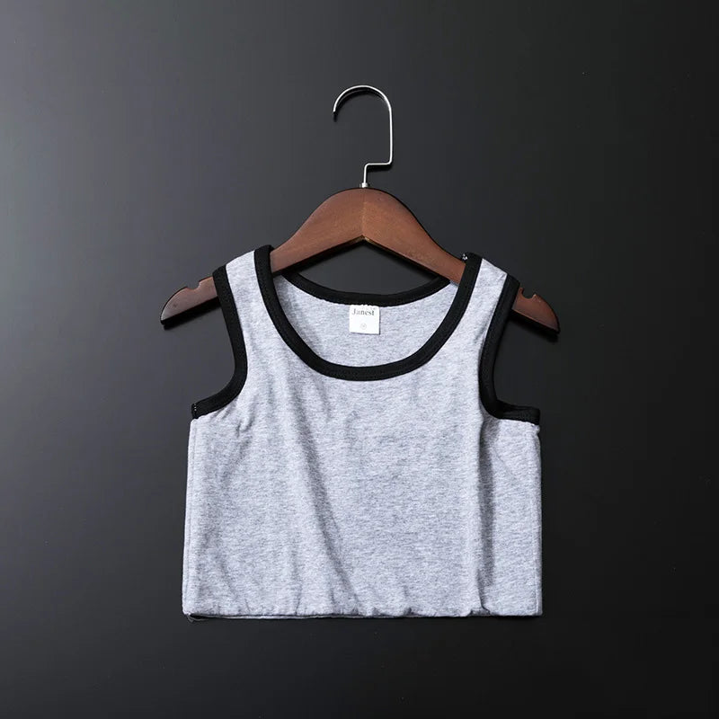 Breathable Elastic Chest Binder Vest – Bandage Tomboy Compression Top for Chest Flattening & Secure Fit