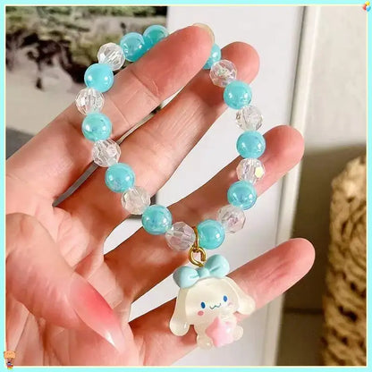 Cute KT Cat Kumi Adjustable Woven Rope Charm - Cartoon Character Accessory for Gifts, Festivals, Parties & Travel