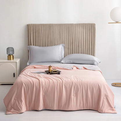 High-Quality Cooling Blanket – Smooth Air-Conditioning Comforter, Lightweight Summer Quilt with Double-Sided Cooling Fabric