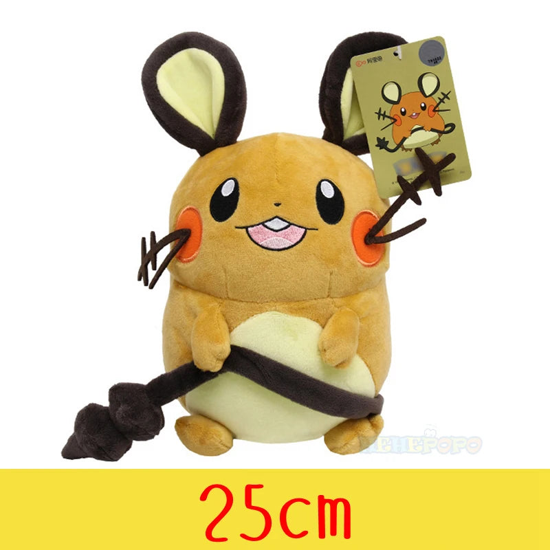 Original Pokémon Gengar Plush 24cm – Cute Pikachu Soft Stuffed Toy Doll for Kids Birthday Gift