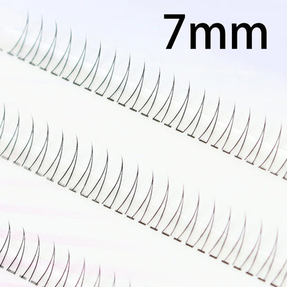 J Curl V-Shape Manga Under Eyelashes – Soft Black Bottom Lash Clusters for Natural Comic Eye Look