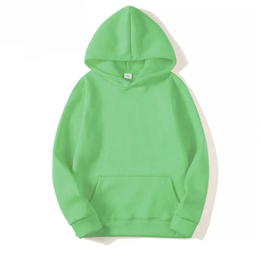 Fashion Men's & Women's Hoodies – Casual Solid Color Sweatshirts for Spring, Autumn, Winter
