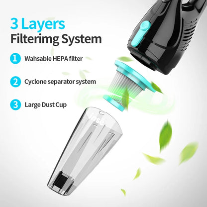 INSE R3S Corded Handheld Vacuum Cleaner – 16Kpa Suction, 6M Long Cord, Ideal for Car & Hard Floor Cleaning