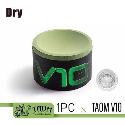 V10 Billiard Cue Chalk - Professional No-Slip Snooker & Pool Chalk in Blue or Green