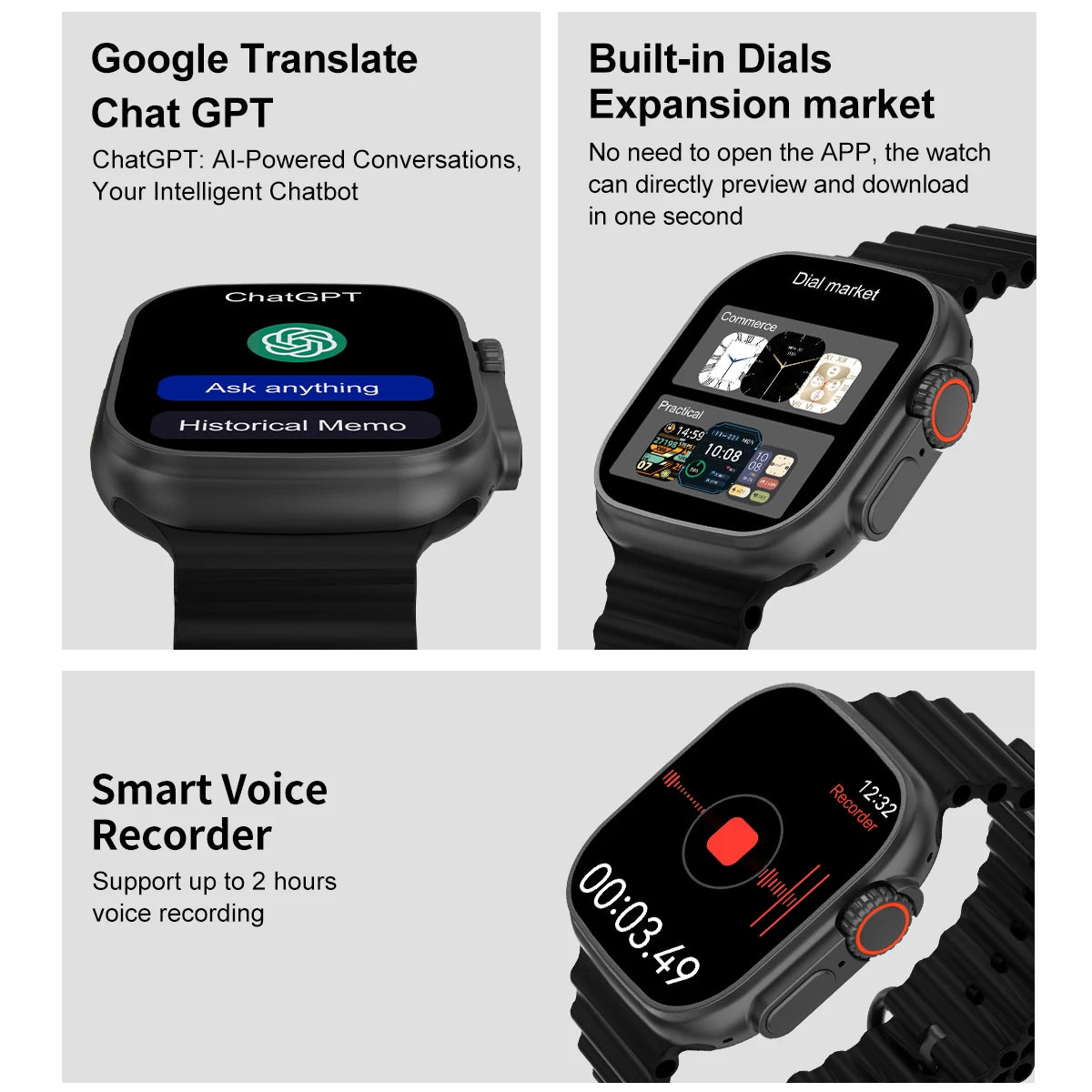 2025 DT Ultra 3 Pro Smartwatch – NFC, Bluetooth Call, Music & Video, Waterproof for Android & iOS, 32GB