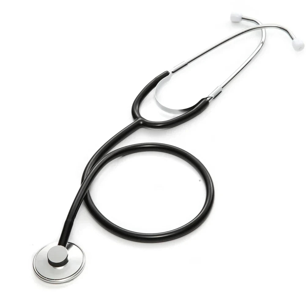 Portable Single Head Stethoscope — Professional Cardiology Medical Device for Doctors, Nurses, Students, and Vets