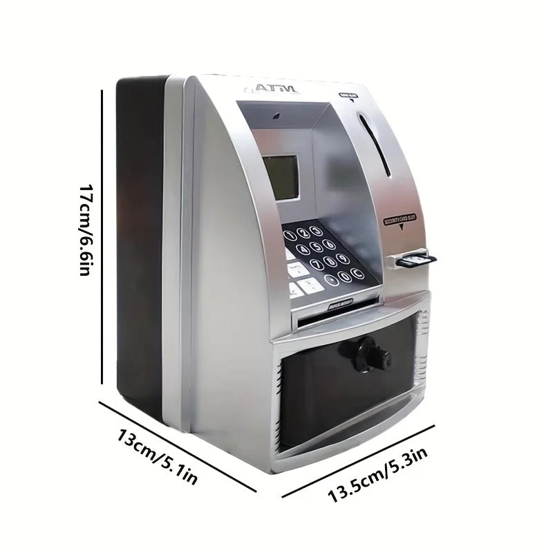 Kiddie Vault Smart Novelty ATM Piggy Bank – Teach Kids Money Management with this Mini ATM Marvel