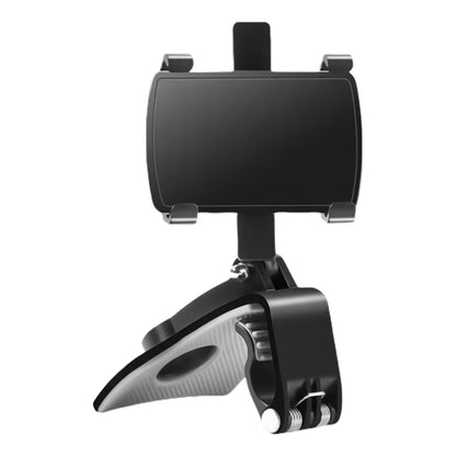 Car Dashboard Phone Holder – 360° Rotating Auto Grip Bracket, Foldable Rearview Mirror Navigation Mount