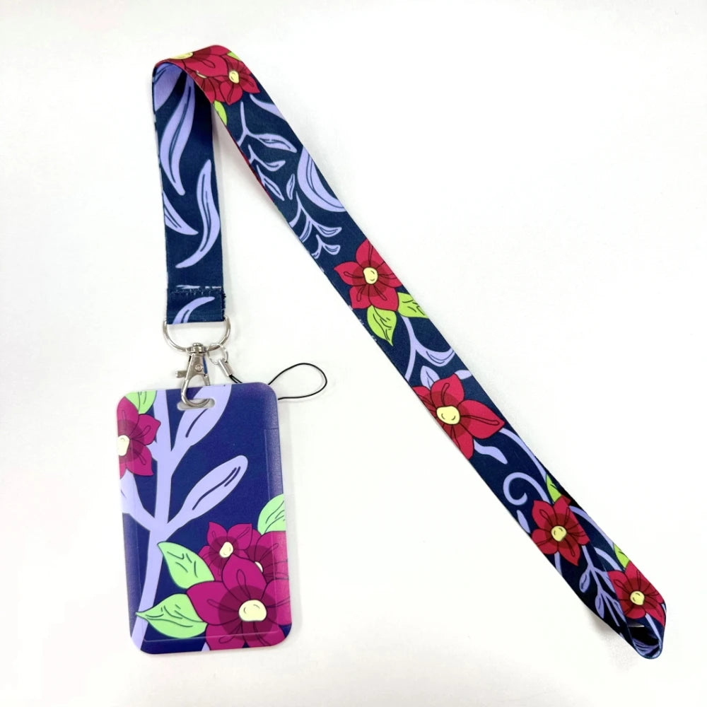 Cartoon Anime Lanyard – Key, Card & Badge Holder Neck Strap, DIY Keychain Hang Rope