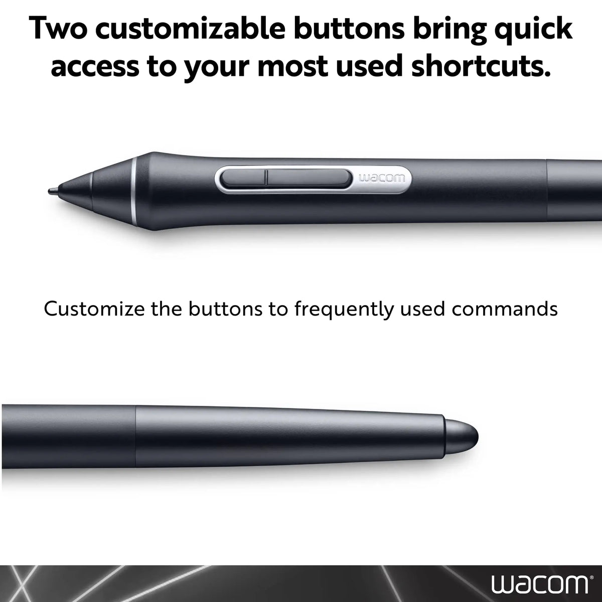 Wacom Pro Pen 2 KP-504E - 8192-Level Pressure Stylus for Intuos Pro & Cintiq Pro Tablets