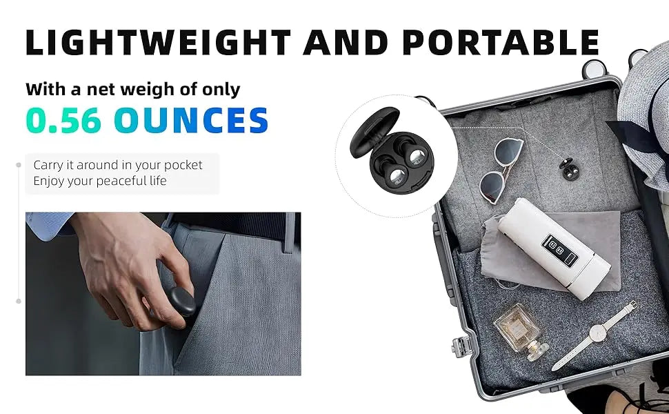 Super Soft Reusable Ear Plugs – Noise Reduction for Sleeping, Travel, Work & Concerts