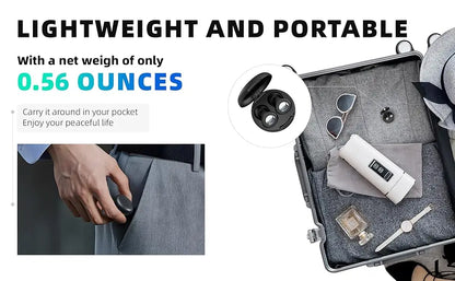 Super Soft Reusable Ear Plugs – Noise Reduction for Sleeping, Travel, Work & Concerts
