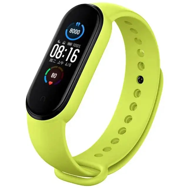 Silicone Watch Strap for Xiaomi Mi Band - Replacement Wristband Bracelet for Mi Band 3 4 5 6 7 Smartwatch Accessories