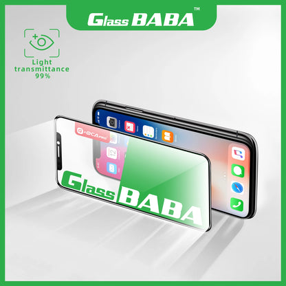 10PCS Glass BABA G+OCA 2-in-1 Screen Lens – High Quality for iPhone 12, 13, 11, 14, 15 Plus, Pro, Max, Mini, X, XS, XR