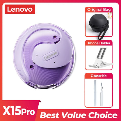 MINISO X15Pro AI Translator Earbuds — Bluetooth Wireless Sports Headphones, Waterproof HD Call Earphones with Mic