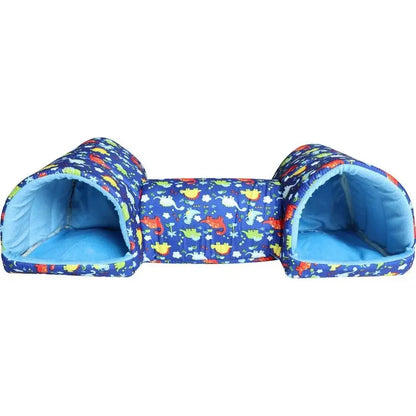 Small Pet Hideaway Tunnel - Cozy Hamster, Gerbil, Guinea Pig, and Ferret Sleeping Cave and Hideout Toy
