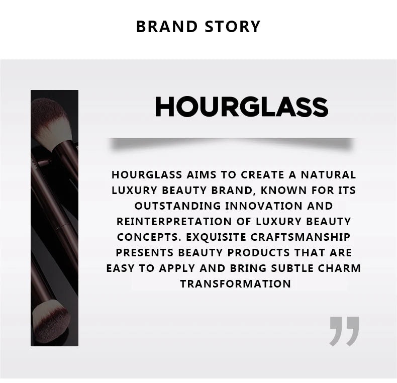 Hourglass No.28 Double-Head Retractable Makeup Brush – Multifunctional Concealer & Highlighter Face Brush