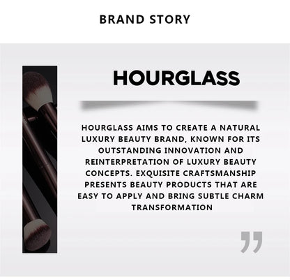 Hourglass No.28 Double-Head Retractable Makeup Brush – Multifunctional Concealer & Highlighter Face Brush