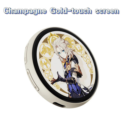 Dynamic Electronic Display Badge - Small Outdoor Digital Pendant for Fashion, 2D Display & Home Decor