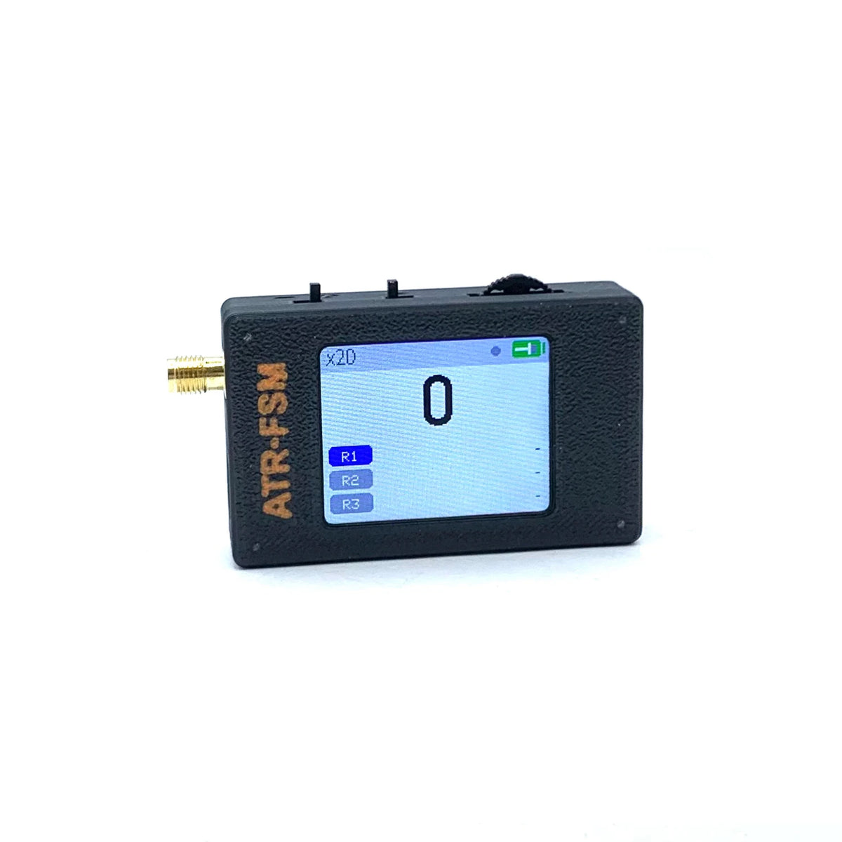ATR-FSM Portable Field Strength Meter - 0.5MHz–5GHz Electromagnetic Signal Detector with Gain Switch & -70dBm to +50dBm Range