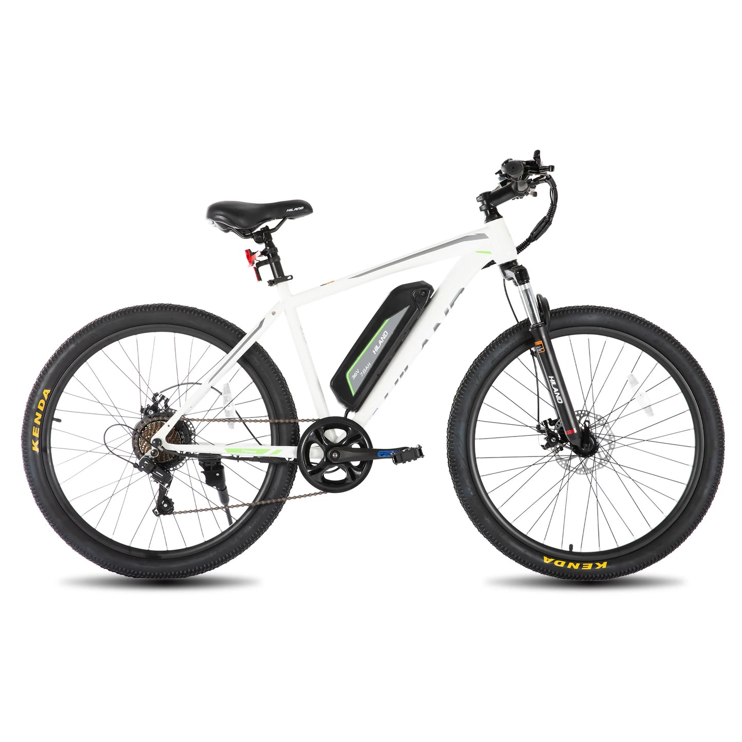 HILAND 26" Electric Mountain Bike for Adults - 500W Motor, 7 Speeds, Removable Battery, 20MPH Ebike