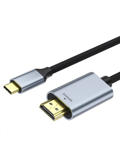 Vothoon USB-C to HDMI Cable Adapter – 4K 60Hz Type-C to HDMI, Thunderbolt 3 Compatible for MacBook Pro/Air, iPad Pro