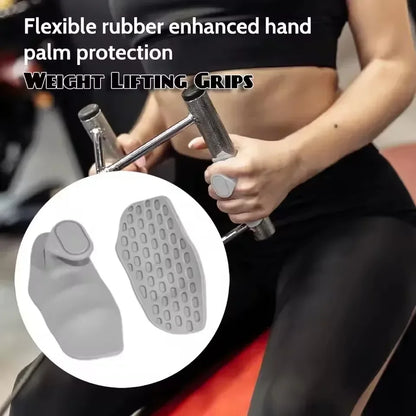 Gym Gloves with Silicone Palm Grip – Hand Protection for Weightlifting, Crosstraining, Gymnastics & Exercise