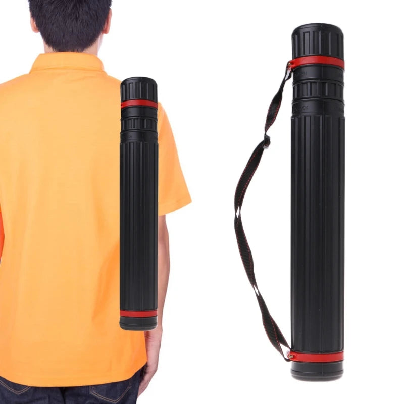 Telescoping Poster & Document Storage Tube – 7/10.5cm Extendable Carrying Case Holder