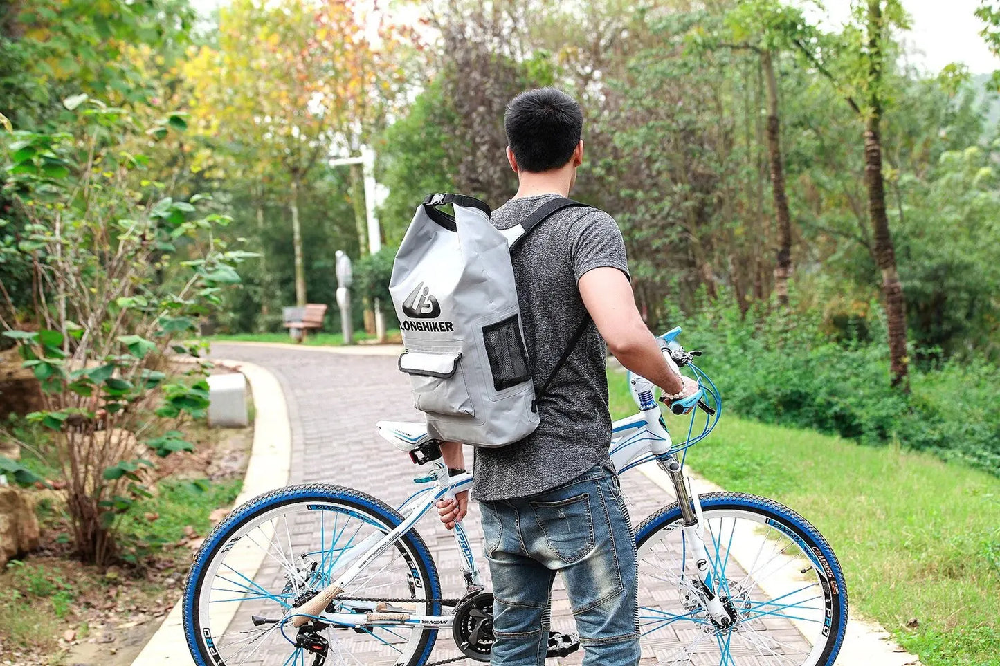 LONGHIKER Waterproof Backpack – For Diving, Rafting, Beach Tourism, Snorkeling, Swimming & Fishing