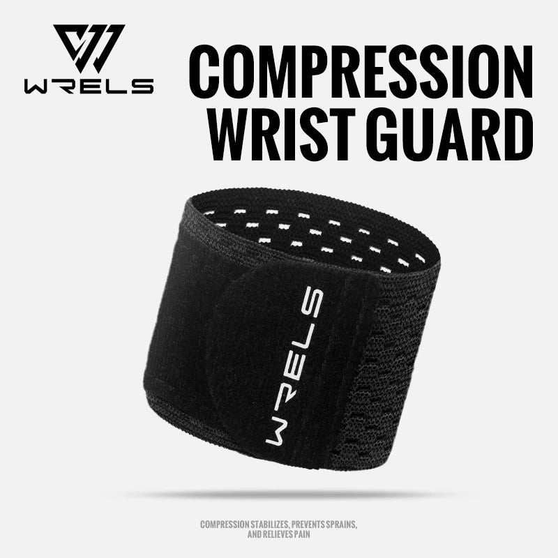 WRELS Adjustable Sports Wristband — Elastic Compression Wrist Wraps for Basketball, Weight Training, and Support